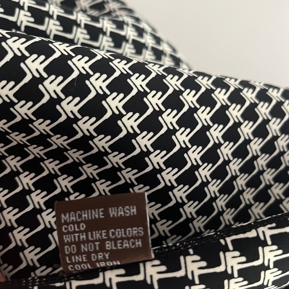 J. McLaughlin Halle Reversible Pencil Skirt Houndstooth and Floral size S - Picture 4 of 6